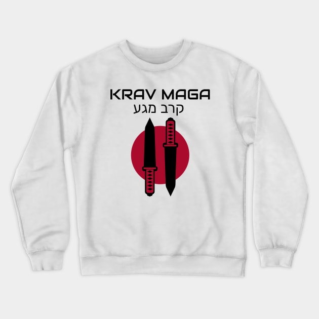 Krav Maga Knives Martial Arts Crewneck Sweatshirt by OldCamp